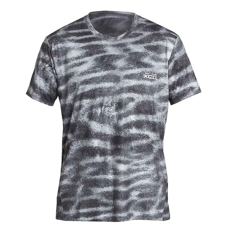 Herren Xcel | Wasserinspiriertes Ventx-Kurzarmshirt Fur Herren, Uv-Schutz Tigerhai