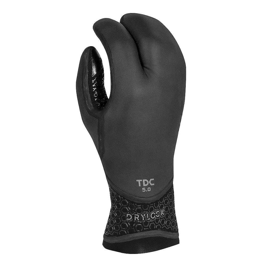 Herren Xcel Herren Drylock X + Drylock | Herren Drylock Texture Skin 3-Finger-Handschuh 5 Mm Schwarz