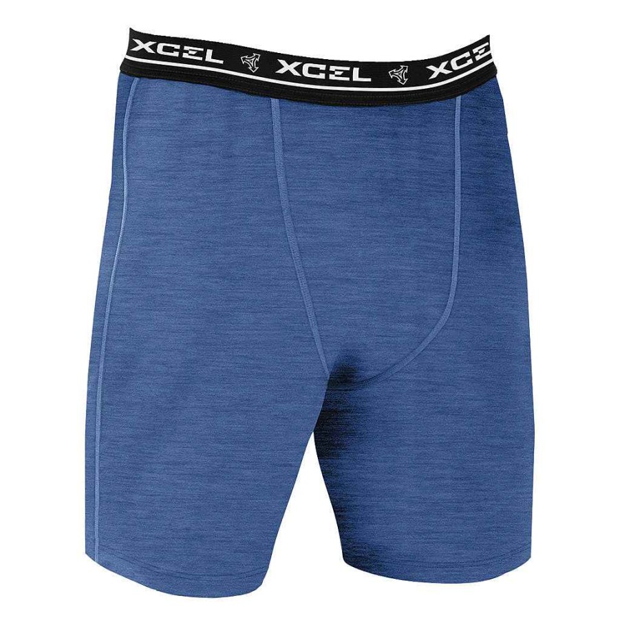 Jugend Xcel | Heathered Ventx Undershort Fur Jugendliche Kaskadenblau