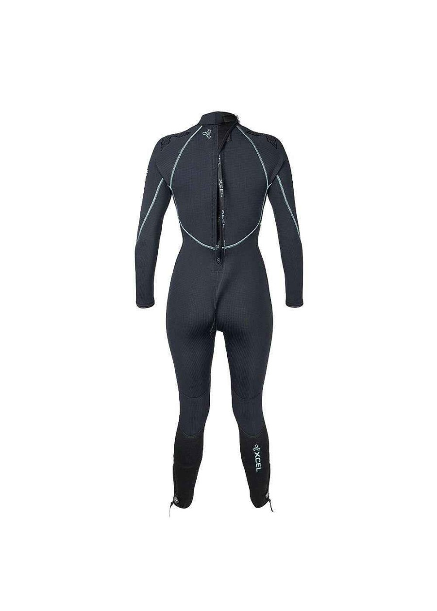 Damen Xcel Sporttauchen Fur Damen | Thermoflex Dive Neoprenanzug Fur Damen, 8/7 Mm Schwarz