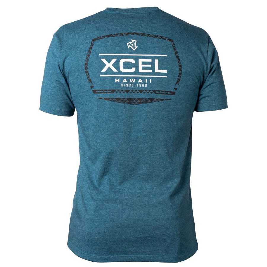 Herren Xcel Herren-T-Shirts | Kurzarm-T-Shirt Mit Stammesabzeichen Fur Herren