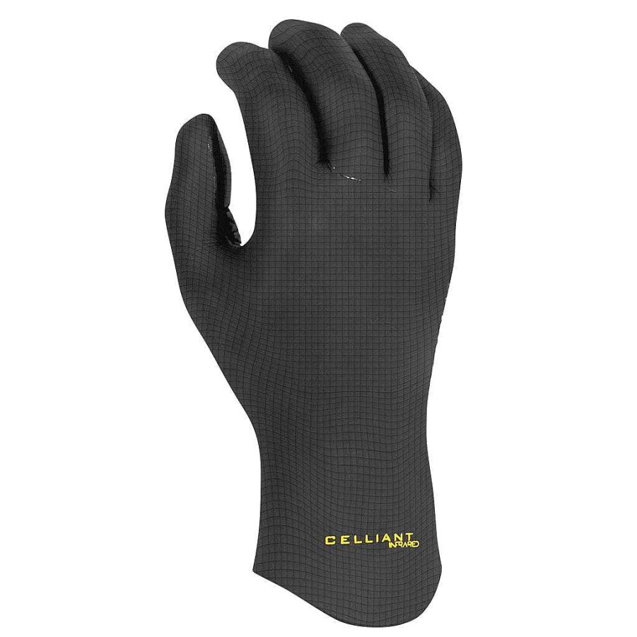 Herren Xcel Herren Wettkampf X + Wettkampf | Comp X Funf-Finger-Handschuh Fur Herren, 4 Mm Schwarz