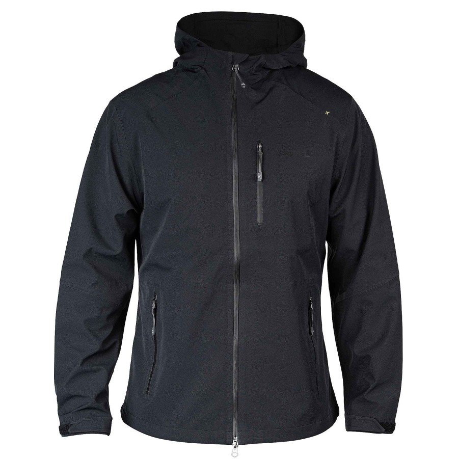 Herren Xcel Herrenjacken | Herren-Drylock-Regenjacke Schwarz