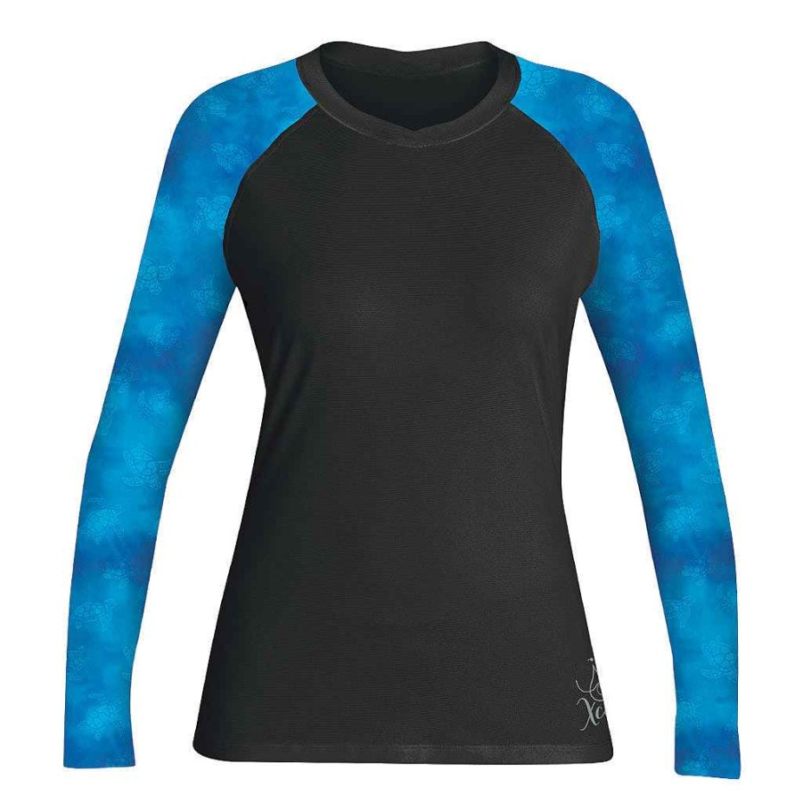 Damen Xcel | Ocean Ramsey Water Inspired Langarm-Ventx-Uv-Oberteil Mit Entspannter Passform Fur Damen