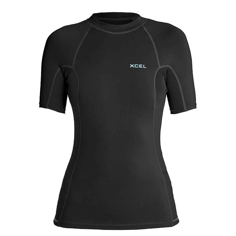 Damen Xcel | Damen-Premium-Stretch-Kurzarm-Performance-Fit-Uv-Oberteil