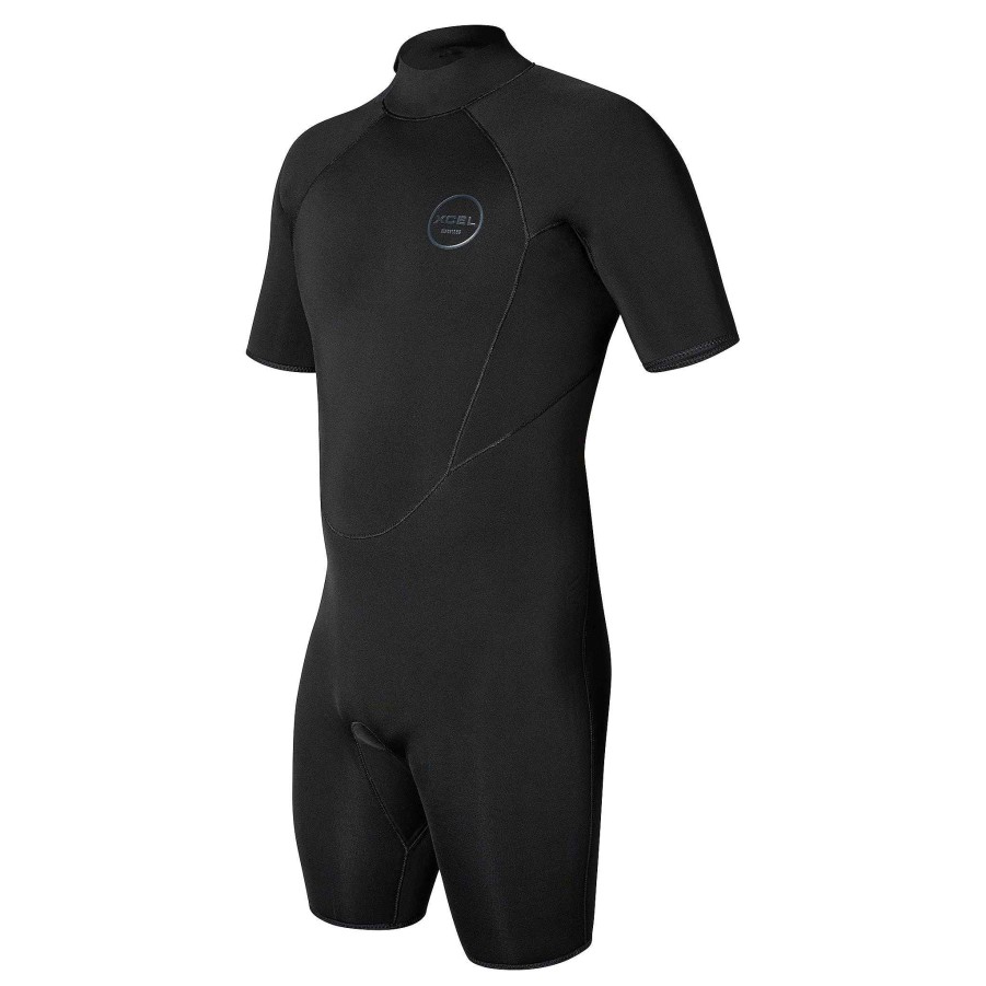 Herren Xcel Taktische Neoprenanzuge | Springsuit Der Militarachse, 3 Mm Schwarz Mit Stealth-Logos