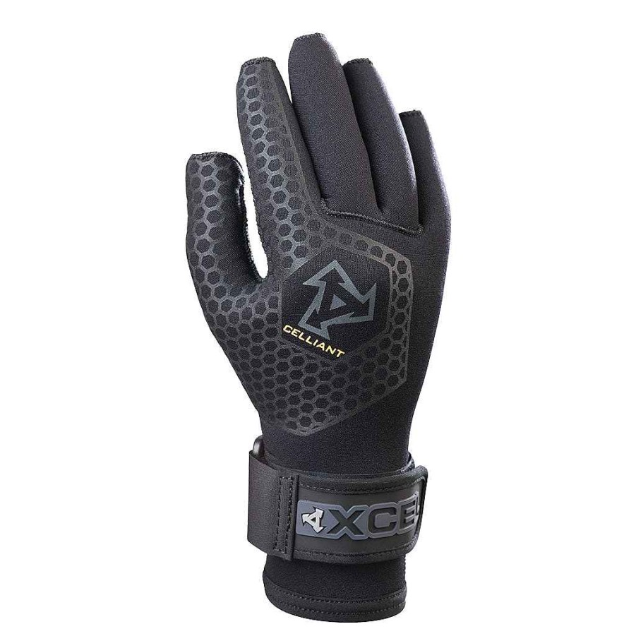 Herren Xcel Herren-Tauchgang | Thermoflex Tdc Tauchhandschuh 5/4 Mm Schwarz