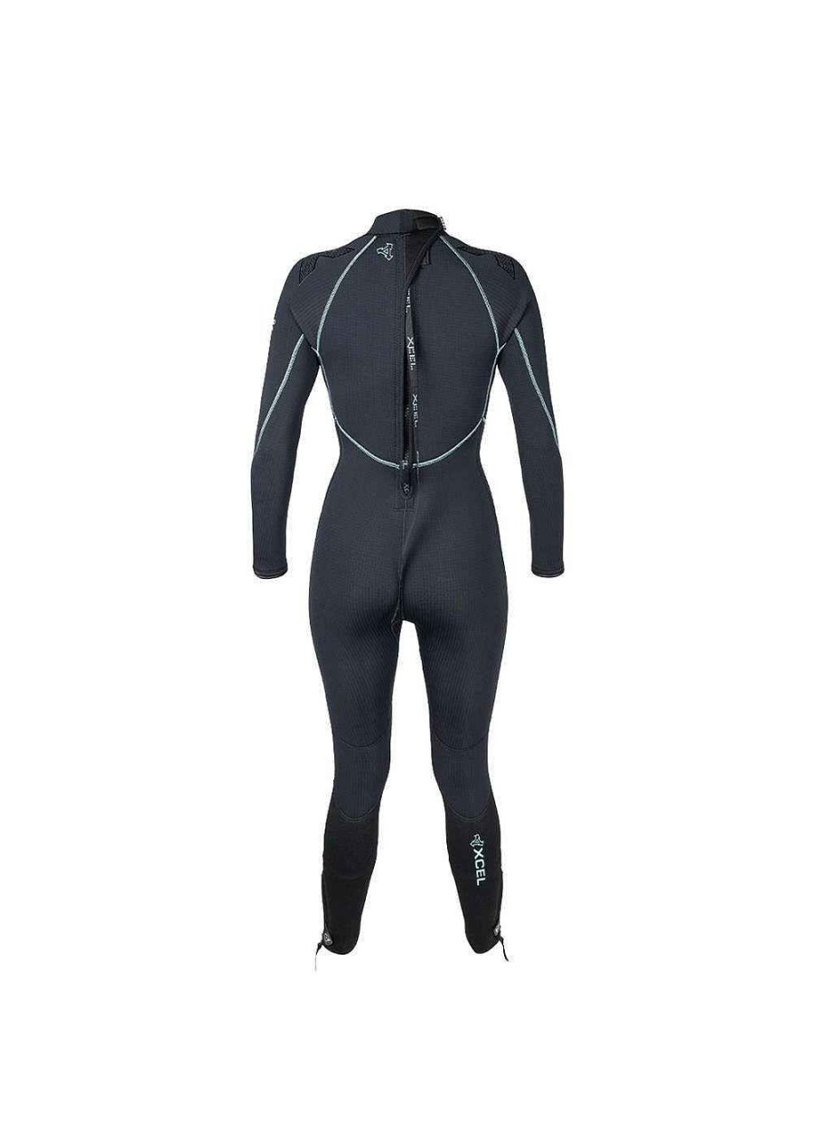 Damen Xcel Sporttauchen Fur Damen | Thermoflex Dive Neoprenanzug Fur Damen, 5/4 Mm Schwarz