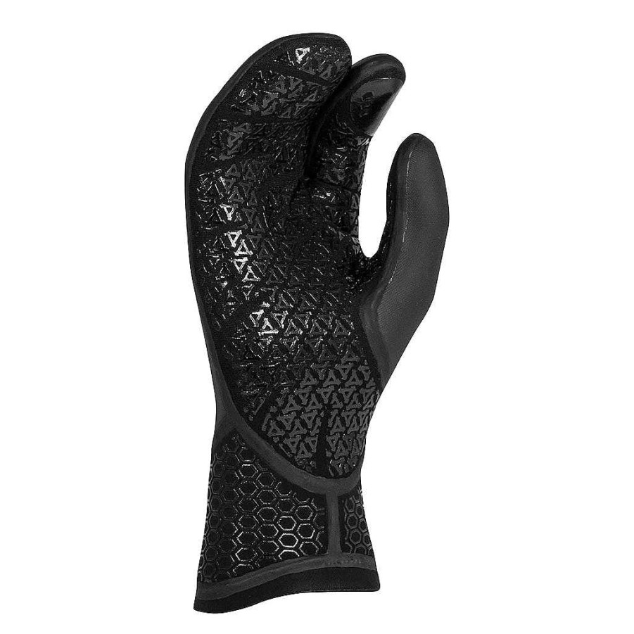 Herren Xcel Herren Drylock X + Drylock | Herren Drylock Texture Skin 3-Finger-Handschuh 5 Mm Schwarz