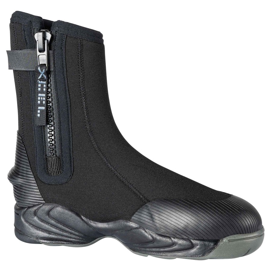 Herren Xcel Herren-Tauchgang | Herren-Tauchstiefel Mit Geformter Thermoflex-Sohle, 7 Mm Schwarz