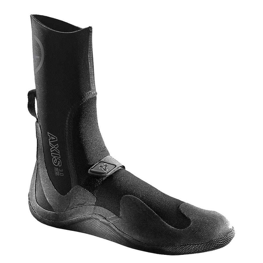 Herren Xcel Herrenstiefel | Herren-Axis-Stiefel Mit Runder Zehenpartie, 3 Mm Schwarz