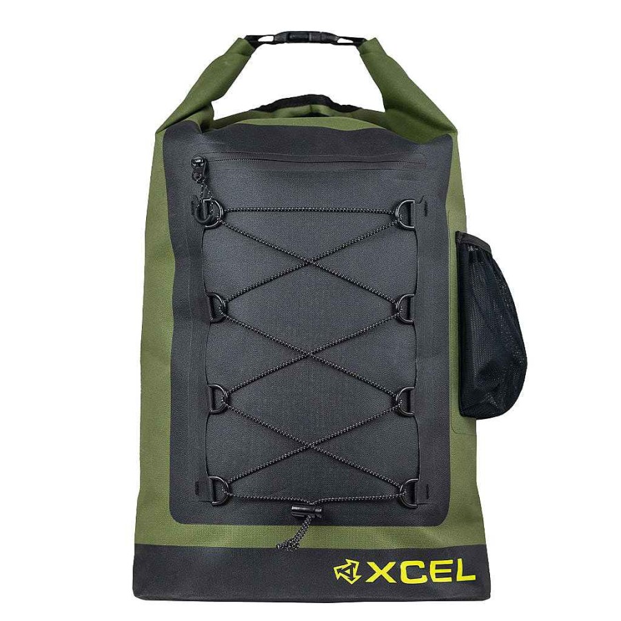 Herren Xcel Herrentaschen | Dry Pack 30L Neoprenanzug-Tasche Olive