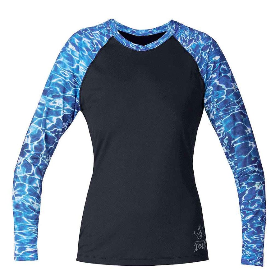 Damen Xcel | Ocean Ramsey Water Inspired Langarm-Ventx-Uv-Oberteil Mit Entspannter Passform Fur Damen